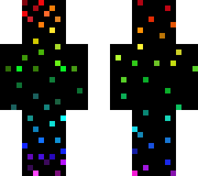 black rainbow pixel