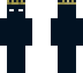 black with crown