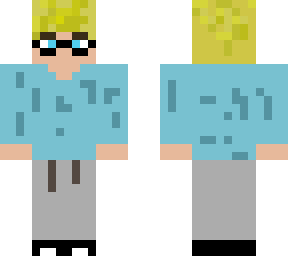 blond boy with glasses