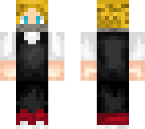 blonde vest boy