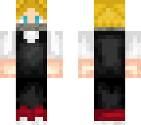blonde vest boy