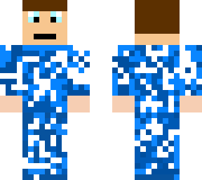 blue camo solider
