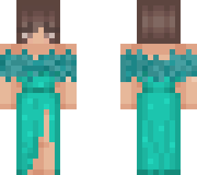 blue dress
