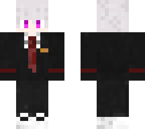 boy school uniform- pink eyes