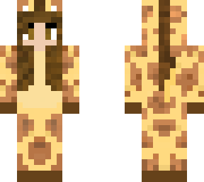 brunette girl in giraffe onesie