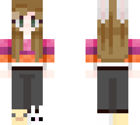 bunny ears and sweater