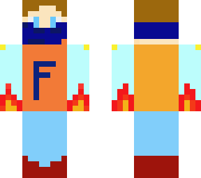 cool fire person