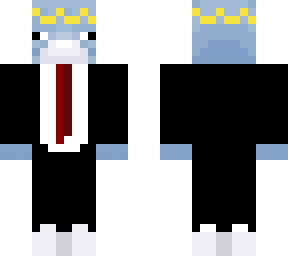 dolphin in a tuxedo with crown fixed