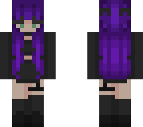 emo purple hair
