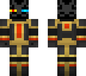 fire and ice enderman in adamantine impervium armor