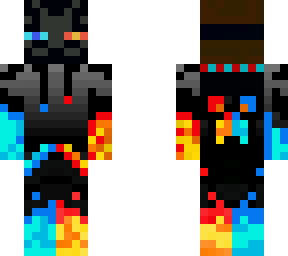 fire and ice enderman mask
