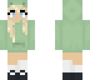 girl frog skin with blonde hair (my edit)