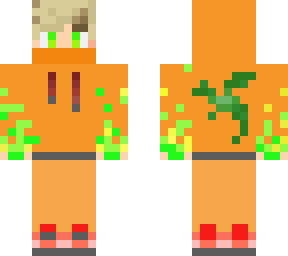 green fire boy skin