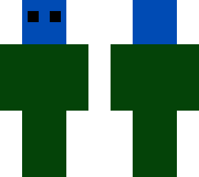 green zombie man