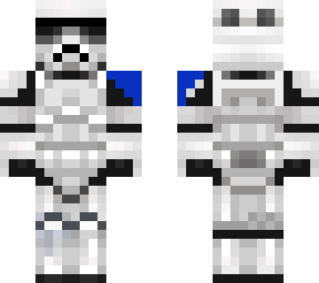 imperial stormtrooper with blue pauldron