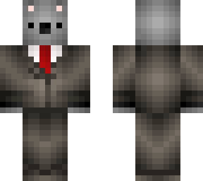 koala in a suit