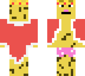 leopard in underwear