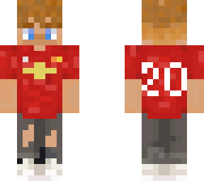 man united boy skin