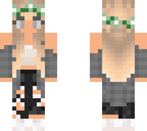 my skin with a middle parting :d [updated]