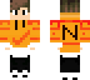 orange and red nike