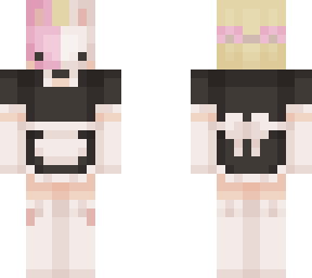 pink bunny mask maid