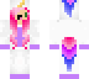 pink haired unicorn