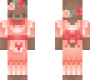 pink maid dress bear