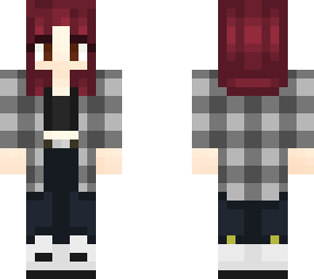 purple haired girl
