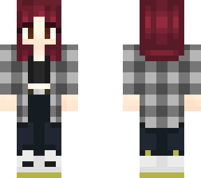purple haired girl