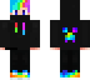 rainbow boy | Minecraft Skin