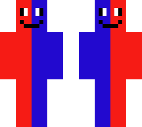red blue 2 face guy.