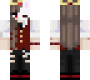 red bunny mask girl