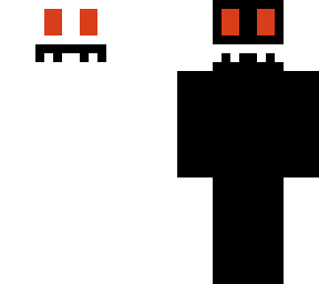 scary glitchy black and white