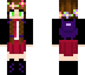 school girl with backpack