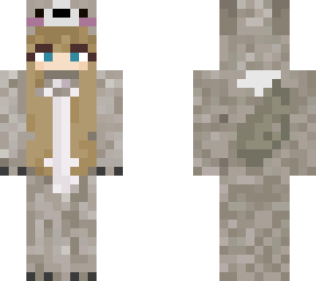 ~girls wolf onesie skin~