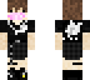 alt non binary skirt and mask