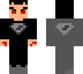 angry black suit superman