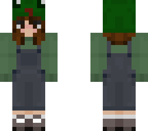 another brown hair frog girl