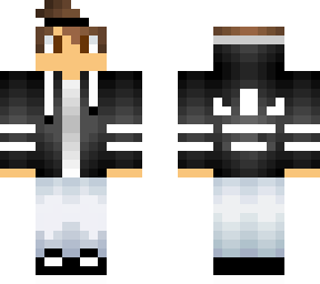 black and white adidas boy