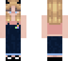blonde with horns