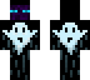 blue enderman ghost cosplay