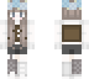 blue flower crown