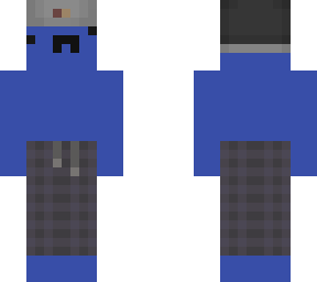 blue man