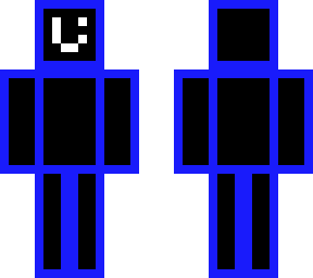 blue outline dude