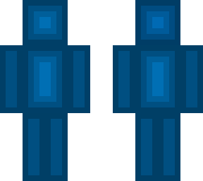 blue spiral man