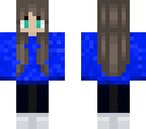 blue sweater