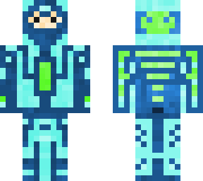 blue wave humanoid