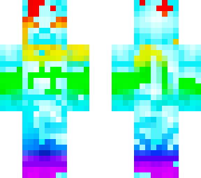broken blue rainbow steve