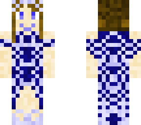 crystal queen with bun and side-braids