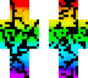 currupted rainbow steve